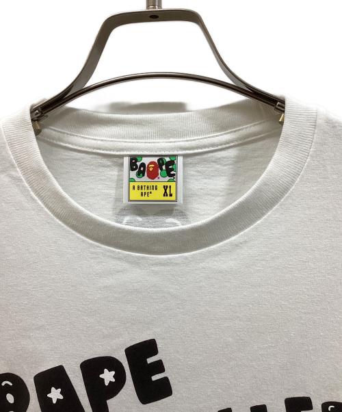 A BATHING APE（アベイシングエイプ）A BATHING APE (アベイシングエイプ) Chocomoo TEE /チョコムー Tシャツ ホワイト サイズ:ＸＬの古着・服飾アイテム