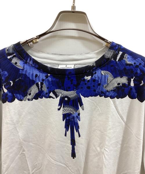 MARCELO BURLON（マルセロバーロン）MARCELO BURLON (マルセロバーロン) プリントTシャツ ホワイト サイズ:Lの古着・服飾アイテム