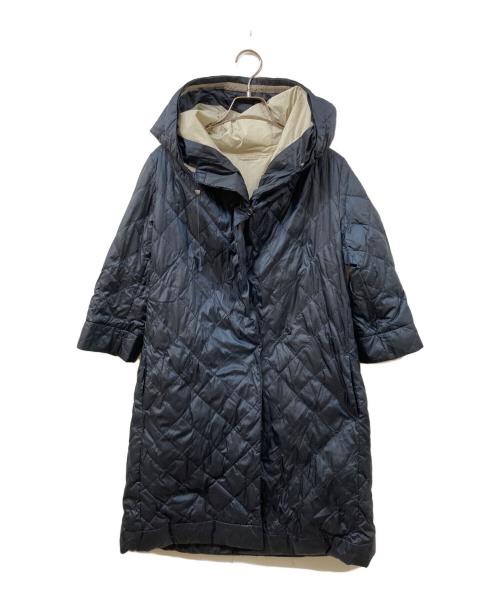 'S Max Mara（エスマックスマーラ）'S Max Mara (エスマックスマーラ) リバーシブルキルティングダウンコート ネイビー サイズ:SIZE 40の古着・服飾アイテム