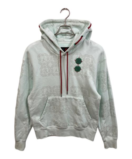 NIKE（ナイキ）NIKE (ナイキ) CLOT (クロット) AS M J CLT AOP FLC HOODIE スカイブルー サイズ:SIZE Sの古着・服飾アイテム
