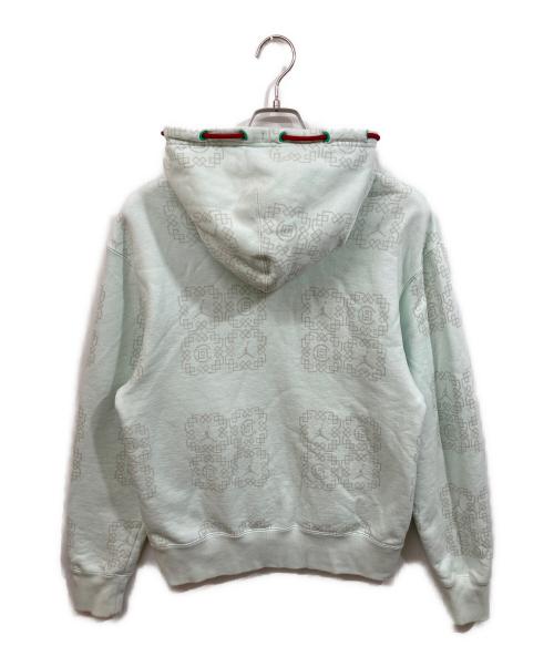 NIKE（ナイキ）NIKE (ナイキ) CLOT (クロット) AS M J CLT AOP FLC HOODIE スカイブルー サイズ:SIZE Sの古着・服飾アイテム