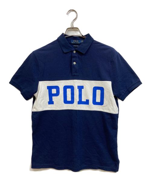 POLO RALPH LAUREN（ポロ・ラルフローレン）POLO RALPH LAUREN (ポロ・ラルフローレン) ロゴポロシャツ ネイビー サイズ:	SIZE Mの古着・服飾アイテム