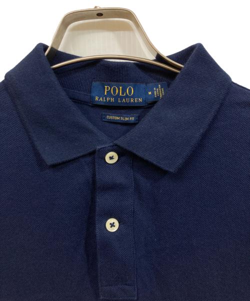 POLO RALPH LAUREN（ポロ・ラルフローレン）POLO RALPH LAUREN (ポロ・ラルフローレン) ロゴポロシャツ ネイビー サイズ:	SIZE Mの古着・服飾アイテム