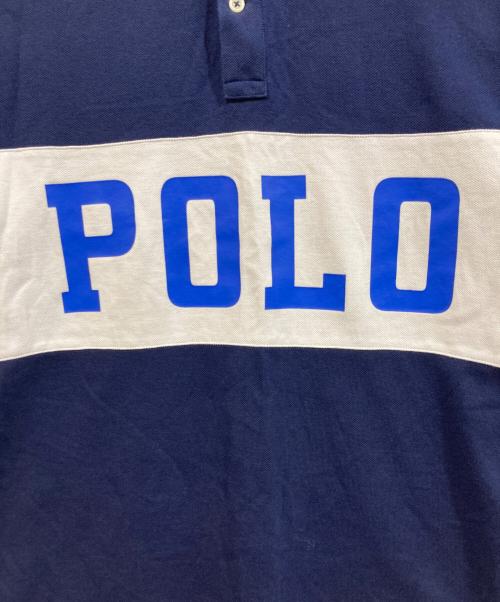POLO RALPH LAUREN（ポロ・ラルフローレン）POLO RALPH LAUREN (ポロ・ラルフローレン) ロゴポロシャツ ネイビー サイズ:	SIZE Mの古着・服飾アイテム