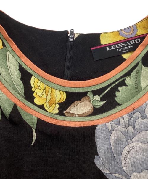 LEONARD（レオナール）LEONARD (レオナール) 花柄ワンピース マルチカラー サイズ:Lの古着・服飾アイテム