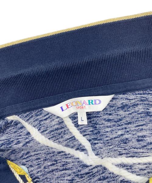 LEONARD（レオナール）LEONARD (レオナール) ポロシャツ ネイビー サイズ:Lの古着・服飾アイテム