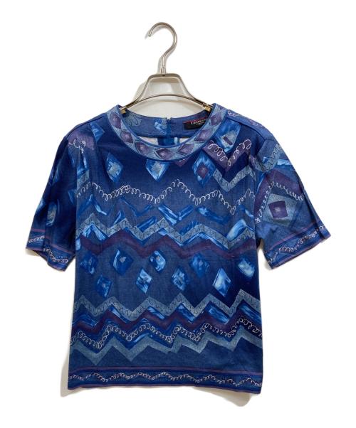 LEONARD（レオナール）LEONARD (レオナール) 半袖カットソー ブルー サイズ:	SIZE LLの古着・服飾アイテム