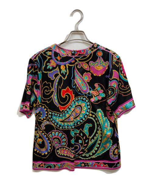 LEONARD（レオナール）LEONARD (レオナール) 半袖カットソー ブラック サイズ:	SIZE LLの古着・服飾アイテム
