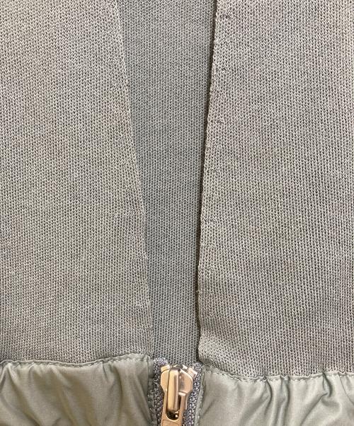 DRESSLAVE（ドレスレイブ）DRESSLAVE (ドレスレイブ) knit×tafta combination dress スカイブルー サイズ:38の古着・服飾アイテム