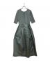 DRESSLAVE (ドレスレイブ) knit×tafta combination dress スカイブルー サイズ:38：5000円
