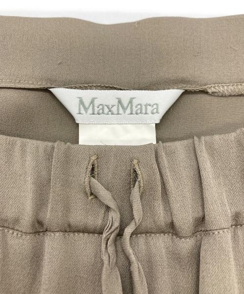MaxMara（マックスマーラ）MaxMara (マックスマーラ) シルクワイドパンツ ブラウン サイズ:	SIZE 40の古着・服飾アイテム