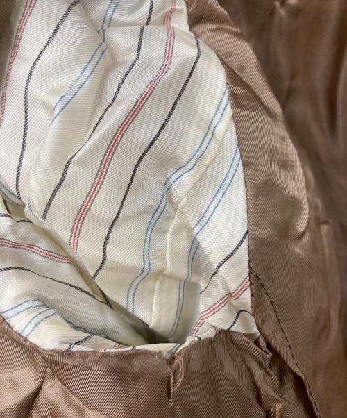 POLO RALPH LAUREN（ポロ・ラルフローレン）POLO RALPH LAUREN (ポロ・ラルフローレン) チェックチェスターコート ブラウン サイズ:	SIZE 2の古着・服飾アイテム