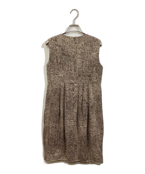 'S Max Mara（エスマックスマーラ）'S Max Mara (エスマックスマーラ) ノースリーブワンピース ブラウン サイズ:	SIZE 40の古着・服飾アイテム