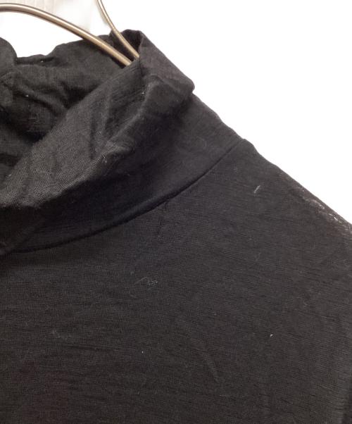 Y's（ワイズ）Y's (ワイズ) ウールカットソー ブラック サイズ:	SIZE 2の古着・服飾アイテム