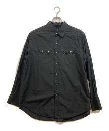 Masnou design（マスノウデザイン）の古着「長袖シャツ」｜ブラック