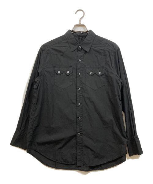 Masnou design（マスノウデザイン）MASNOU DESIGN (マスノウデザイン) 長袖シャツ ブラック サイズ:	SIZE 2の古着・服飾アイテム