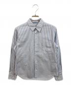 COMME des GARCONS COMME des GARCONSコムデギャルソン コムデギャルソン）の古着「ストライプブラウス」｜スカイブルー