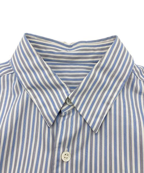 COMME des GARCONS COMME des GARCONS（コムデギャルソン コムデギャルソン）COMME des GARCONS COMME des GARCONS (コムデギャルソン コムデギャルソン) ストライプブラウス スカイブルー サイズ:XSの古着・服飾アイテム