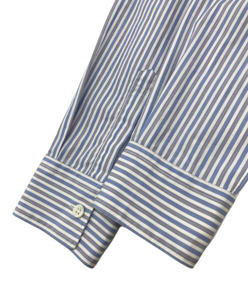 COMME des GARCONS COMME des GARCONS（コムデギャルソン コムデギャルソン）COMME des GARCONS COMME des GARCONS (コムデギャルソン コムデギャルソン) ストライプブラウス スカイブルー サイズ:XSの古着・服飾アイテム