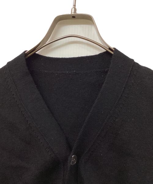 COMME des GARCONS（コムデギャルソン）COMME des GARCONS (コムデギャルソン) パイル切替ニットカーディガン ブラック サイズ:不明（実寸をご確認ください）の古着・服飾アイテム