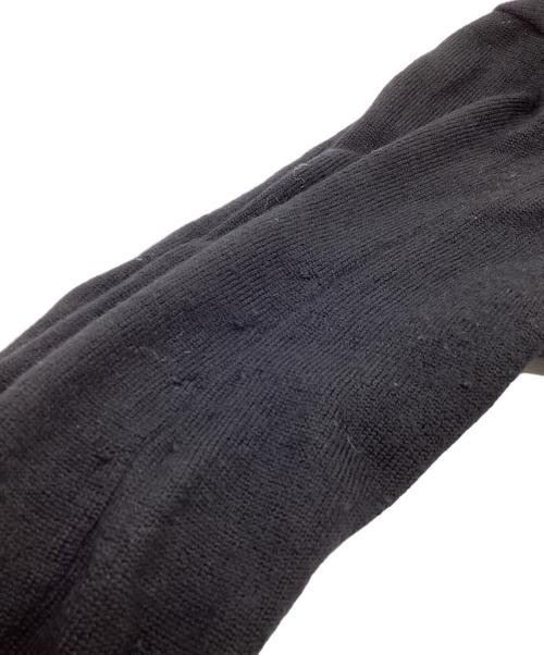 COMME des GARCONS（コムデギャルソン）COMME des GARCONS (コムデギャルソン) パイル切替ニットカーディガン ブラック サイズ:不明（実寸をご確認ください）の古着・服飾アイテム