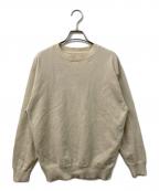 Yonetomiヨネトミ）の古着「RIGID CASHMERE KNIT SWEATER」｜アイボリー