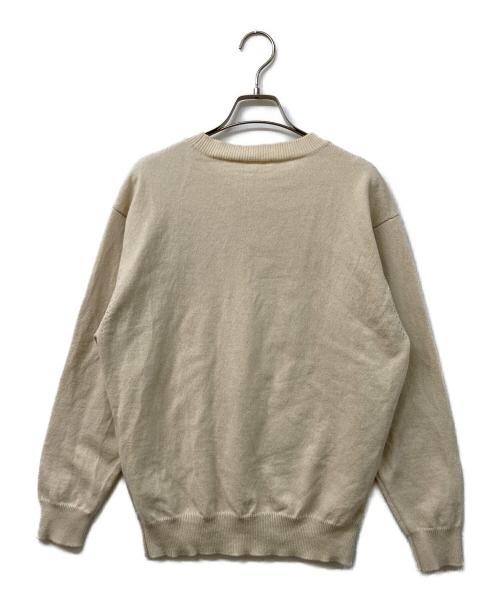 Yonetomi（ヨネトミ）Yonetomi (ヨネトミ) RIGID CASHMERE KNIT SWEATER アイボリー サイズ:2の古着・服飾アイテム