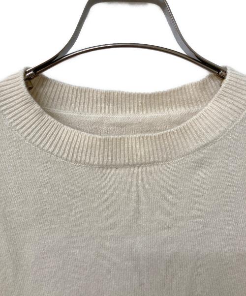 Yonetomi（ヨネトミ）Yonetomi (ヨネトミ) RIGID CASHMERE KNIT SWEATER アイボリー サイズ:2の古着・服飾アイテム