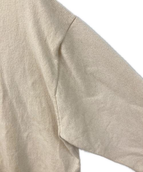 Yonetomi（ヨネトミ）Yonetomi (ヨネトミ) RIGID CASHMERE KNIT SWEATER アイボリー サイズ:2の古着・服飾アイテム