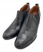 MARGARET HOWELL ideaマーガレット ハウエル アイディア）の古着「サイドゴアブーティー チャンキーヒール」｜ブラック