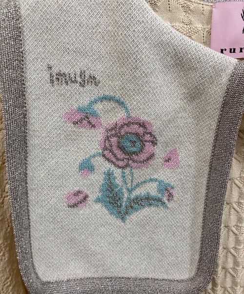 rurumu:（ルルムウ）rurumu: (ルルムウ) セーラーカラーニットワンピース ベージュ サイズ:記載なしの古着・服飾アイテム
