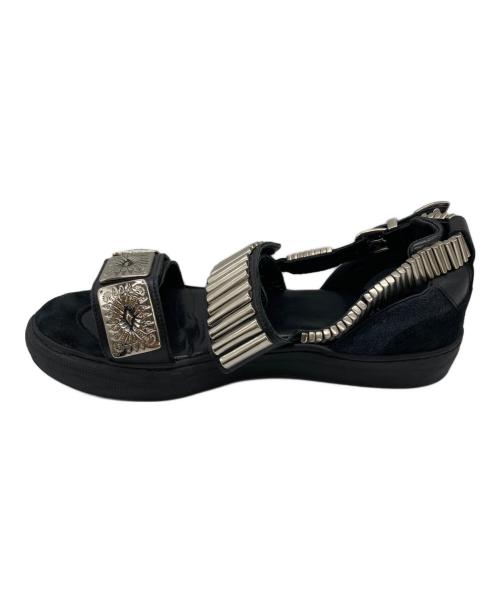 TOGA PULLA（トーガ プルラ）TOGA PULLA (トーガ プルラ) METAL SNEAKER SANDALS ブラック サイズ:SIZE 40の古着・服飾アイテム