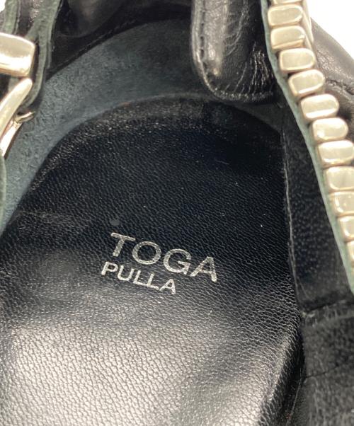 TOGA PULLA（トーガ プルラ）TOGA PULLA (トーガ プルラ) METAL SNEAKER SANDALS ブラック サイズ:SIZE 40の古着・服飾アイテム