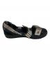 中古・古着 TOGA PULLA (トーガ プルラ) METAL SNEAKER SANDALS ブラック サイズ:SIZE 40：15000円