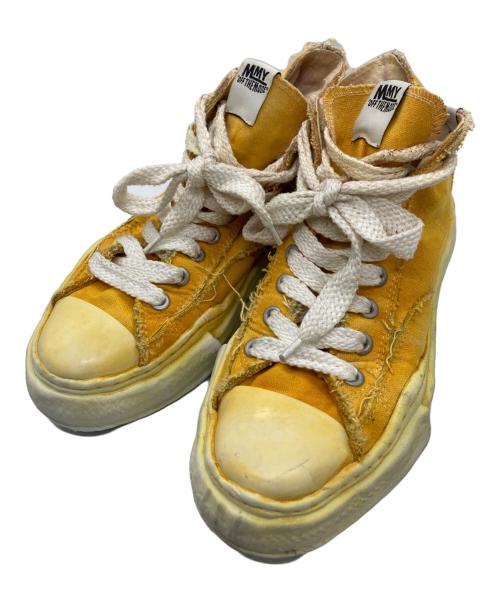 Maison MIHARA YASUHIRO（メゾン ミハラ ヤスヒロ）Maison MIHARA YASUHIRO (メゾン ミハラ ヤスヒロ) original sole overdie hitop sneaker イエロー サイズ:42の古着・服飾アイテム