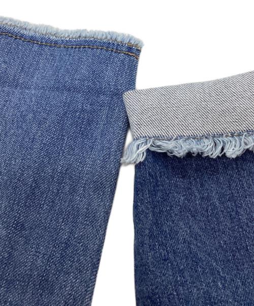GRACE CONTINENTAL（（グレースコンチネンタル）GRACE CONTINENTAL (（グレースコンチネンタル) ノーカラーデニムジャケット インディゴ サイズ:SIZE 36の古着・服飾アイテム