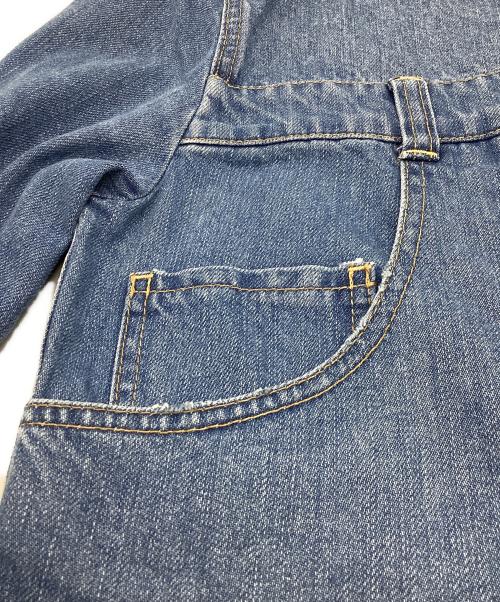 GRACE CONTINENTAL（（グレースコンチネンタル）GRACE CONTINENTAL (（グレースコンチネンタル) ノーカラーデニムジャケット インディゴ サイズ:SIZE 36の古着・服飾アイテム