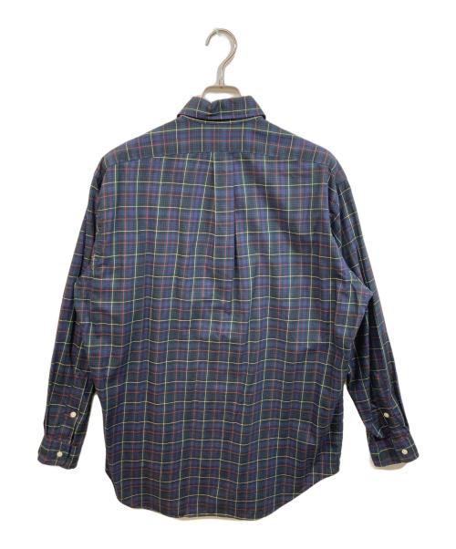 POLO RALPH LAUREN（ポロ・ラルフローレン）POLO RALPH LAUREN (ポロ・ラルフローレン) チェックシャツ ネイビー サイズ:SIZE Mの古着・服飾アイテム