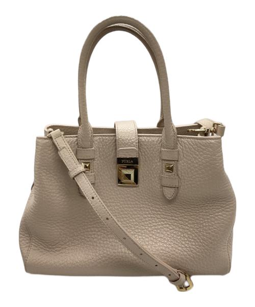 FURLA（フルラ）FURLA (フルラ) 2WAYショルダーバッグ ベージュの古着・服飾アイテム