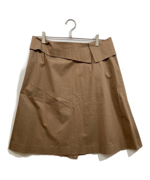 ISSEY MIYAKE（イッセイミヤケ）ISSEY MIYAKE (イッセイミヤケ) 巻きスカート ベージュ サイズ:SIZE 3の古着・服飾アイテム