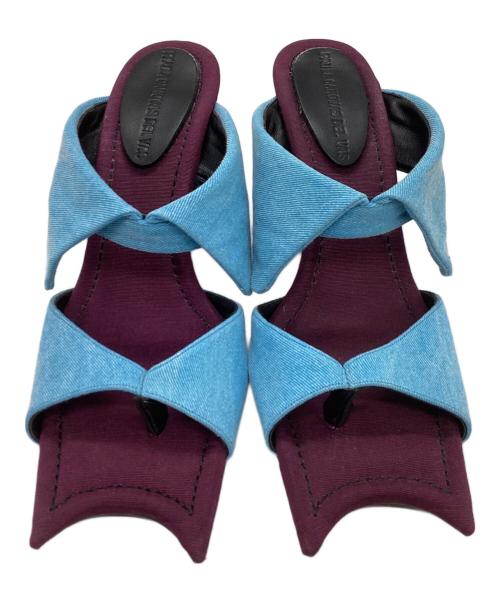paula canovas del vas（パウラ カノバス デル ヴァス）PAULA CANOVAS DEL VAS (パウラ カノバス デル ヴァス) DIABLO SHIRT SANDALS マルチカラー サイズ:	SIZE 36の古着・服飾アイテム
