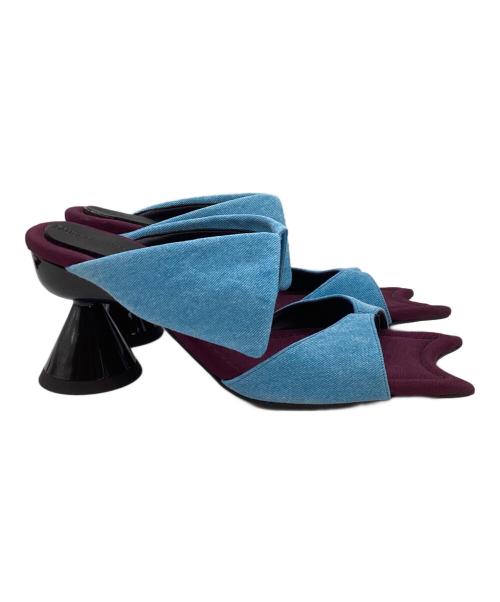 paula canovas del vas（パウラ カノバス デル ヴァス）PAULA CANOVAS DEL VAS (パウラ カノバス デル ヴァス) DIABLO SHIRT SANDALS マルチカラー サイズ:	SIZE 36の古着・服飾アイテム
