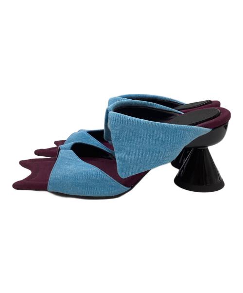 paula canovas del vas（パウラ カノバス デル ヴァス）PAULA CANOVAS DEL VAS (パウラ カノバス デル ヴァス) DIABLO SHIRT SANDALS マルチカラー サイズ:	SIZE 36の古着・服飾アイテム