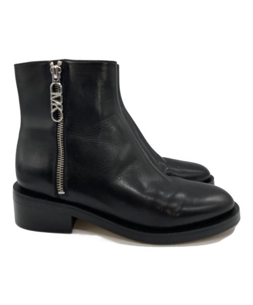 MICHAEL MICHAEL KORS（マイケル マイケルコース）MICHAEL MICHAEL KORS (マイケル マイケルコース) レザーアンクルブーツ ブラック サイズ:7Mの古着・服飾アイテム