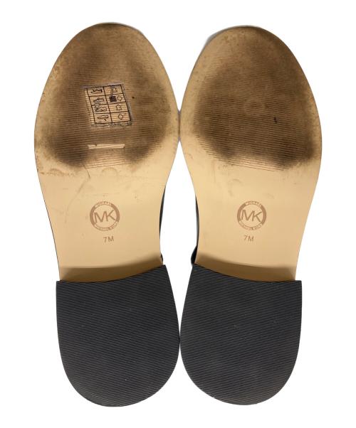 MICHAEL MICHAEL KORS（マイケル マイケルコース）MICHAEL MICHAEL KORS (マイケル マイケルコース) レザーアンクルブーツ ブラック サイズ:7Mの古着・服飾アイテム