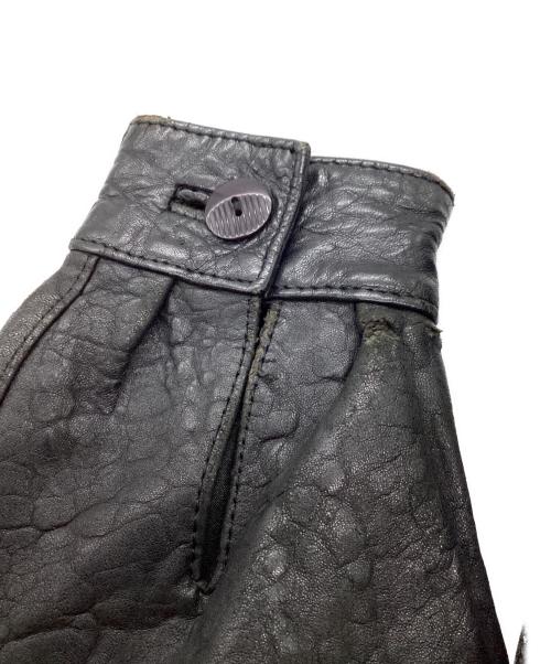 VALENTINO UOMO（ヴァレンティノ ウモ）VALENTINO UOMO (ヴァレンティノ ウモ) レザーブルゾン レッド×ブラック サイズ:	SIZE 44の古着・服飾アイテム