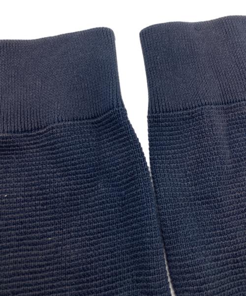 HERNO（ヘルノ）HERNO (ヘルノ) CARDIGAN IN WAFFLE KNIT & NYLON/WAFFLE KNIT ネイビー サイズ:SIZE 50の古着・服飾アイテム