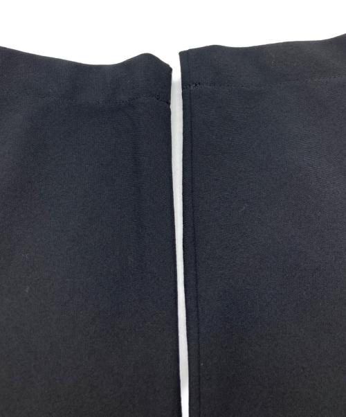 tricot COMME des GARCONS（トリココムデギャルソン）tricot COMME des GARCONS (トリココムデギャルソン) 丸襟ジップデザインシャツ ブラック サイズ:SIZE Mの古着・服飾アイテム