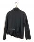 tricot COMME des GARCONS (トリココムデギャルソン) 丸襟ジップデザインシャツ ブラック サイズ:SIZE M：9000円