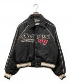 AVIREX×moussyアヴィレックス×マウジー）の古着「NYLON VARSITY JACKET」｜ブラック